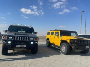 black hummer desert safari